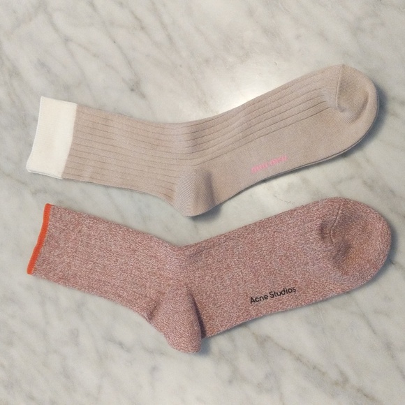 Acne Studios Accessories - NWOT Acne Studio l Miu Miu Socks